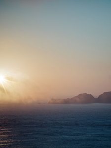 water with sun