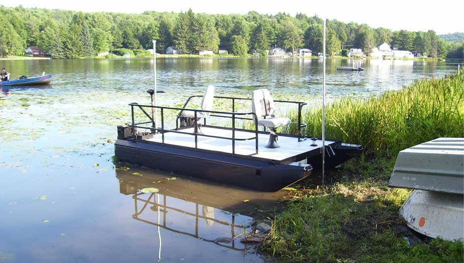 Pond Craft Mini Pontoon boats are customized, hand built, small fishing  pontoon boats. All aluminum, for a lifetime of fun on the water: Pond Craft  Custom Handmade Pontoon Boats